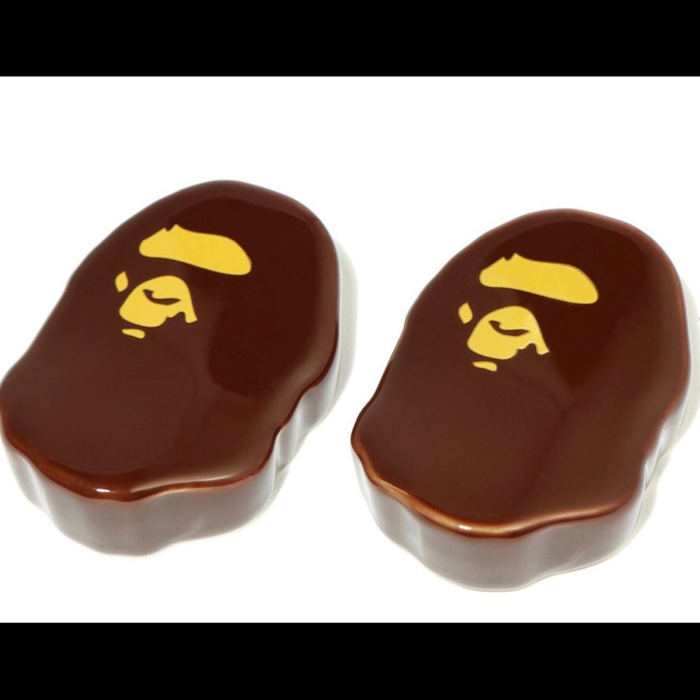 Bape porcelain chop stick rest set a bathing ape